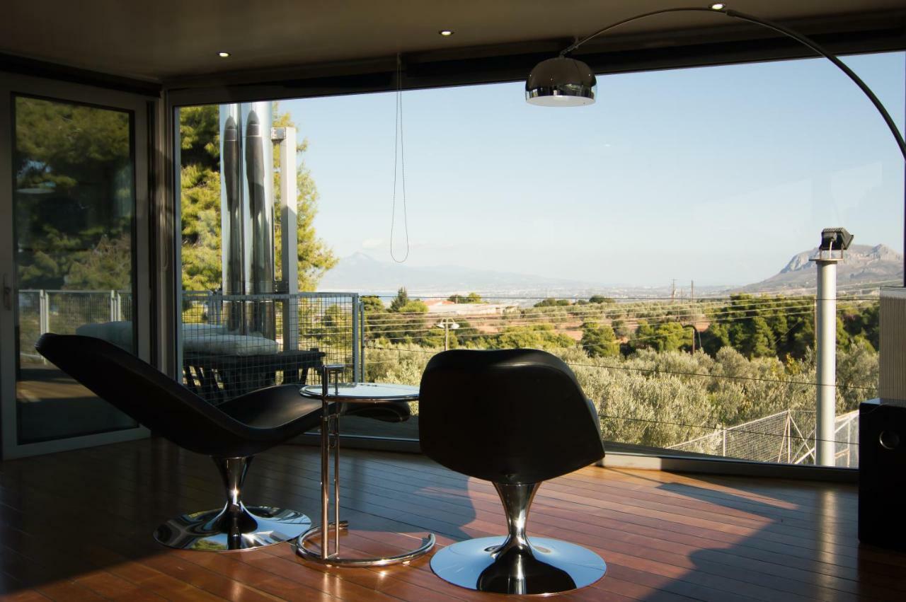 Country Villa Peloponnese With Tennis Court And Pool Zevgolateíon Eksteriør bilde
