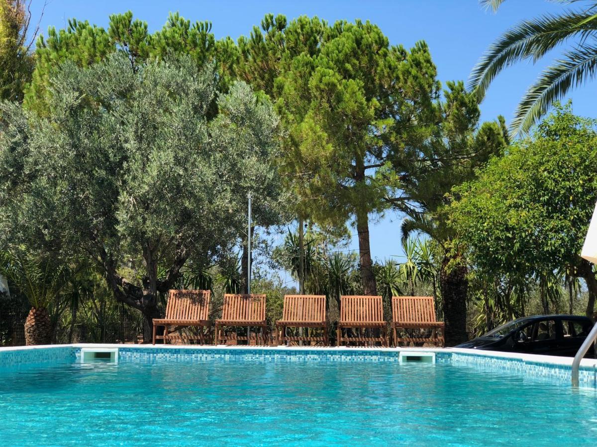 Country Villa Peloponnese With Tennis Court And Pool Zevgolateíon Eksteriør bilde